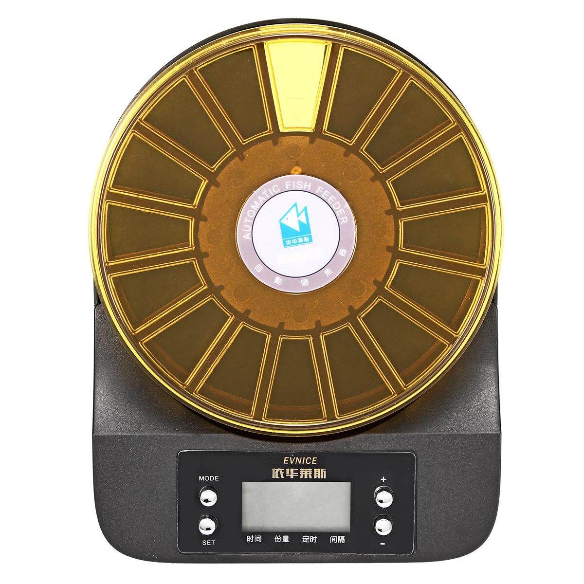 Digital Automatic Aquarium Fish Feeder Food Feeding Electronic