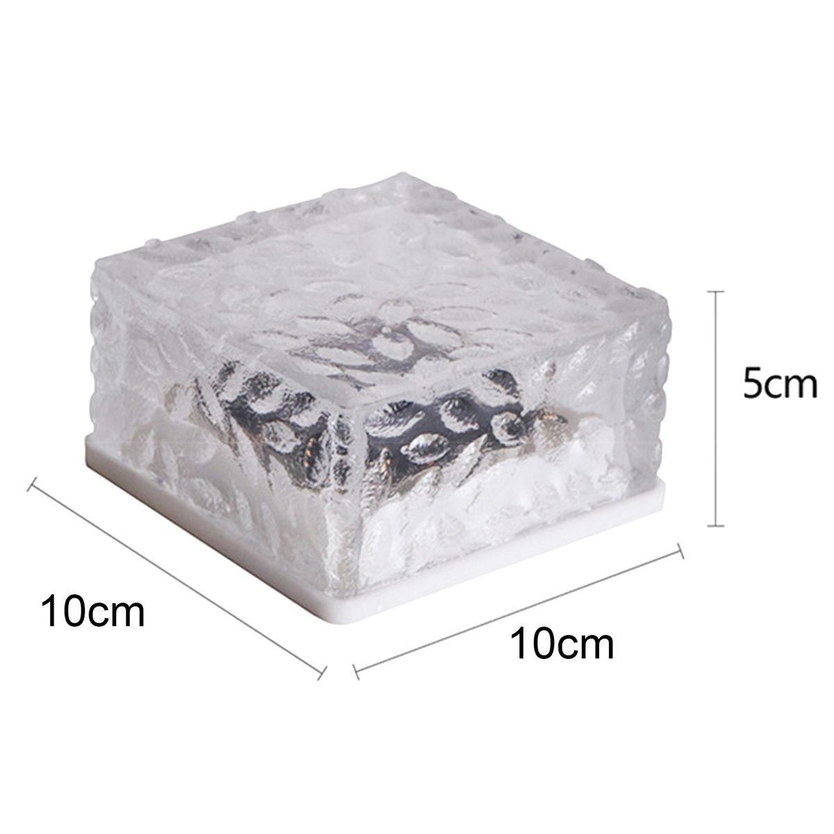 Landscape Lamp LED Solar Brick Landscape Lamp White