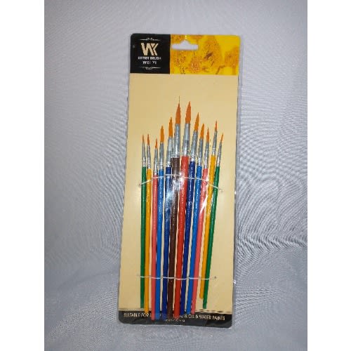 Wei Yi Artist Painting Brushes - 12pcs