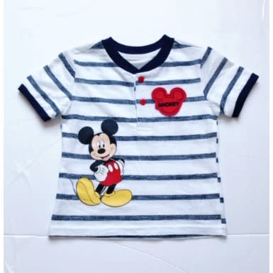 Baby Boy Mickey Mouse T Shirt & Short 2Pcs Set