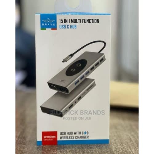 15-in 1 Multifunctional Usb C Hub With Wireless Charger
