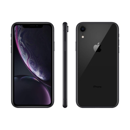 iPhone XR 64GB ROM 3GB RAM 4G + Free Pouch & Screen Guide - Black