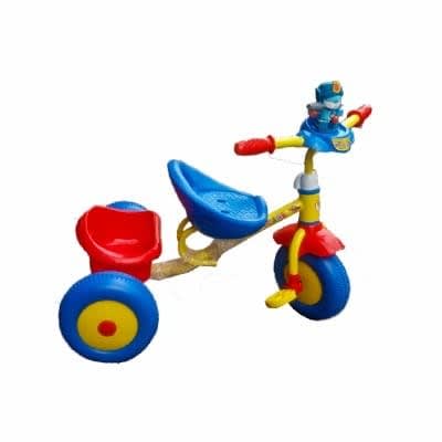 Baby Tricycle With Carrier - Multicolour
