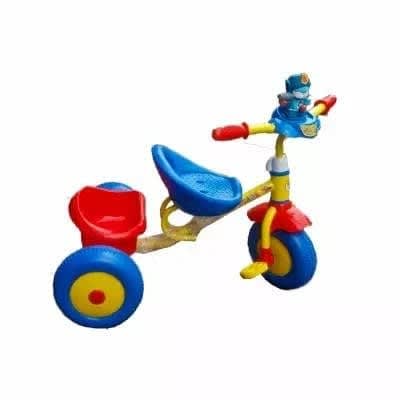 Baby Tricycle With Carrier - Multicolour
