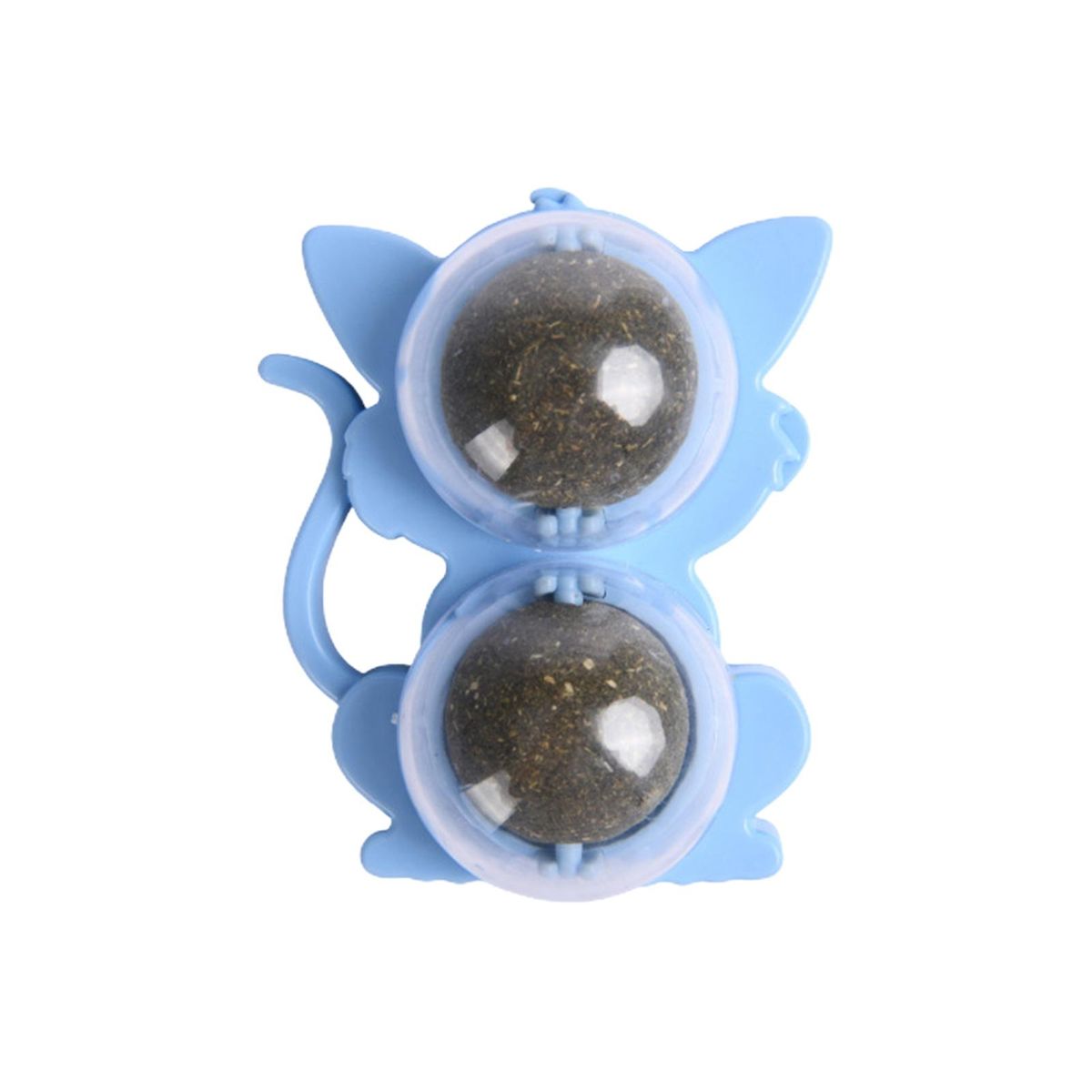 Catnip Ball Cat Snacks Rotating Mint Ball Blue