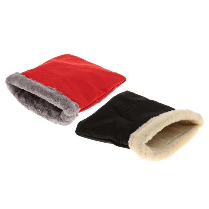 2x Warm Pet House Hamster Cave Bed Sleep Cushion Mat Pad Nest L