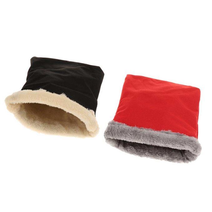 2x Warm Pet House Hamster Cave Bed Sleep Cushion Mat Pad Nest L