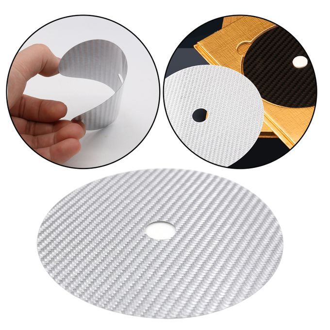 CD Stabilizer Tuning Mat HIFI Buffer Pads DVD Disc Up Tray White