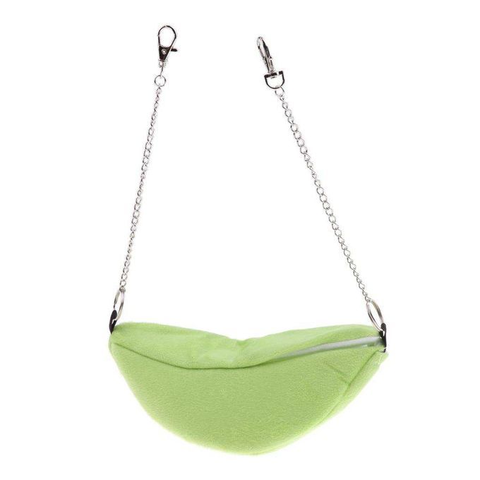 2x Banana Hamster Swing Bed House Hammock Squirrel Hedgehog Green