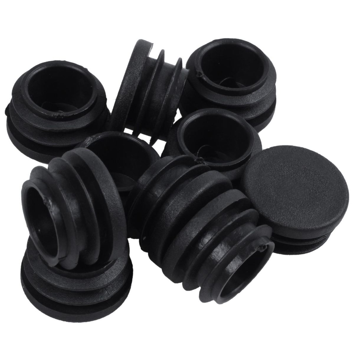 10 pieces black 22 mm Covers Tube Pipe Diameter Seal Hinge