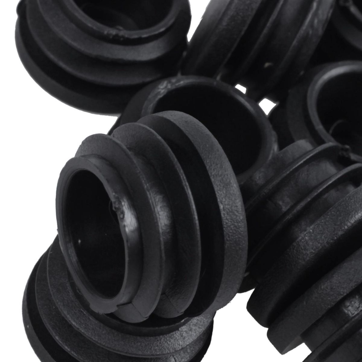 10 pieces black 22 mm Covers Tube Pipe Diameter Seal Hinge