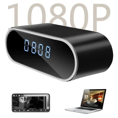 Hidden Camera Clock - Hd 1080p Wifi