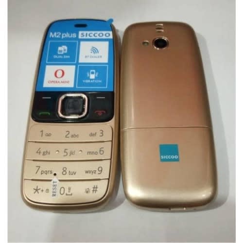 M2 Plus - Camera - Dual Sim - 1.6 Inches – Gold