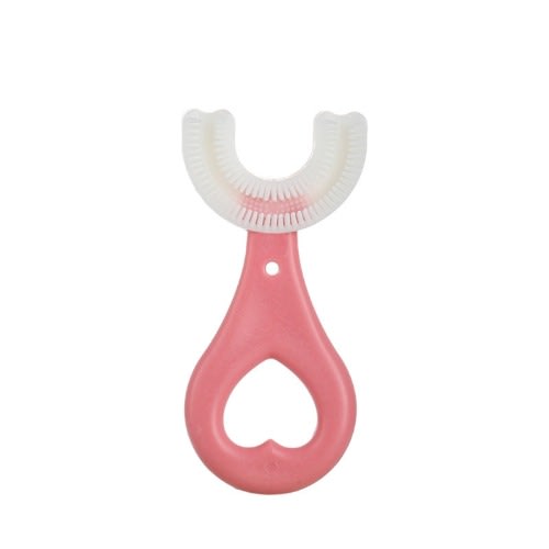 Children  U Shape Toothbrush - Pink