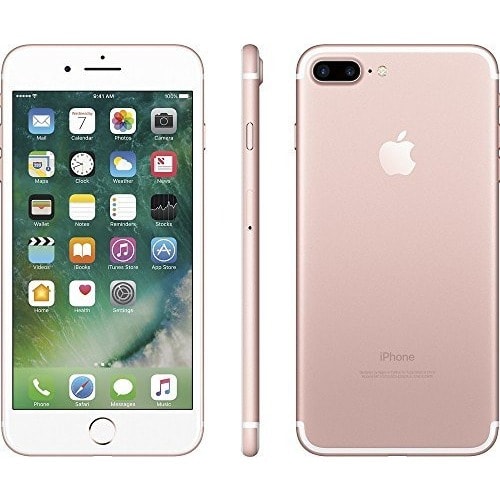 iPhone 7 Plus - 128GB - Rose Gold With Free Pouch, Screen Guide & Selfie Stick