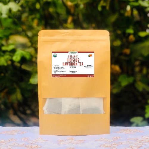 Organic Hibiscus Hawthorn Tea - 30 Teabags