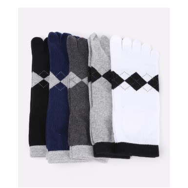 Five Toe Running Butterfly Style Socks - Ash