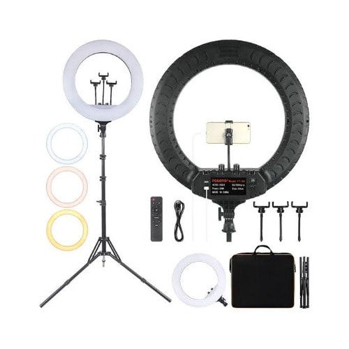 Led Automatic Fill Ring Light with Remote - 18 Inches