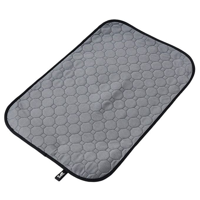 Cat Litter Mat Hanging Breathable Four-Layer Cat Foot Pad L Dark Gray