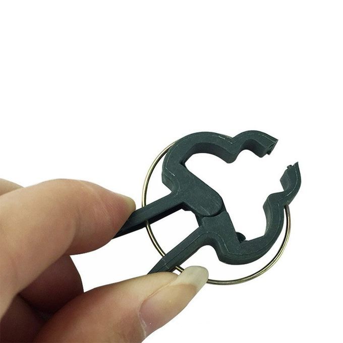 20P S/Set Garden Plant  Lips Plasti  Fixed Figure Vegetable Growing Su Orts-black