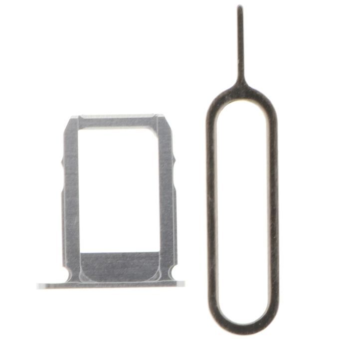 Sim Card Tray Holder SIM Slot Replacement For Google Pixel 5 Silver