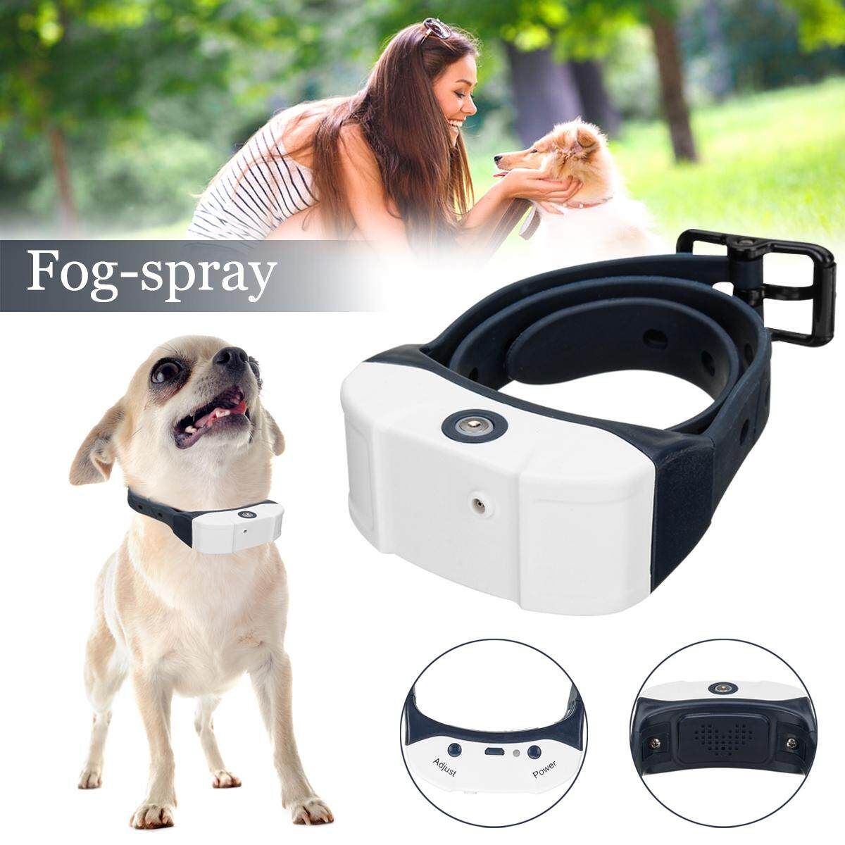Smart Electric Dog Fog-spray Anti- Collar Rechargeable Adjustable Sprayer