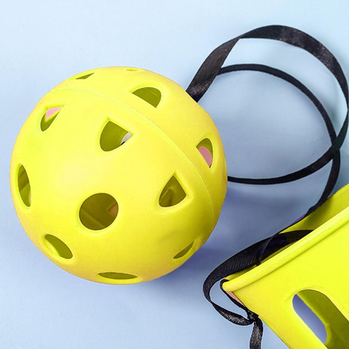 Catch Ball Toy Children Sense Throw Ball Toy Yellow