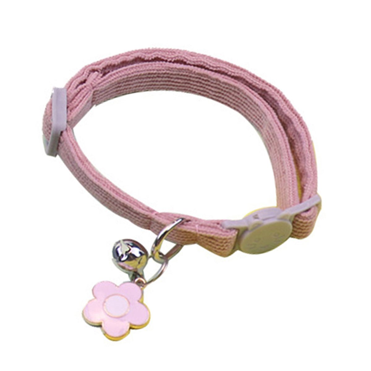 Cat Necklace Safety Buckle Style Puppy Kitten Neck Strap Dog Collar Pink