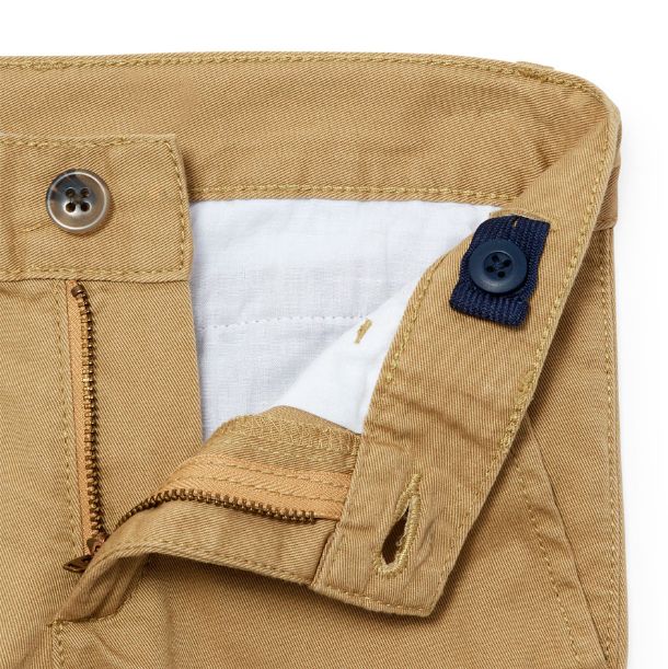 Boys Skinny Chinos Trouser - Carton Brown