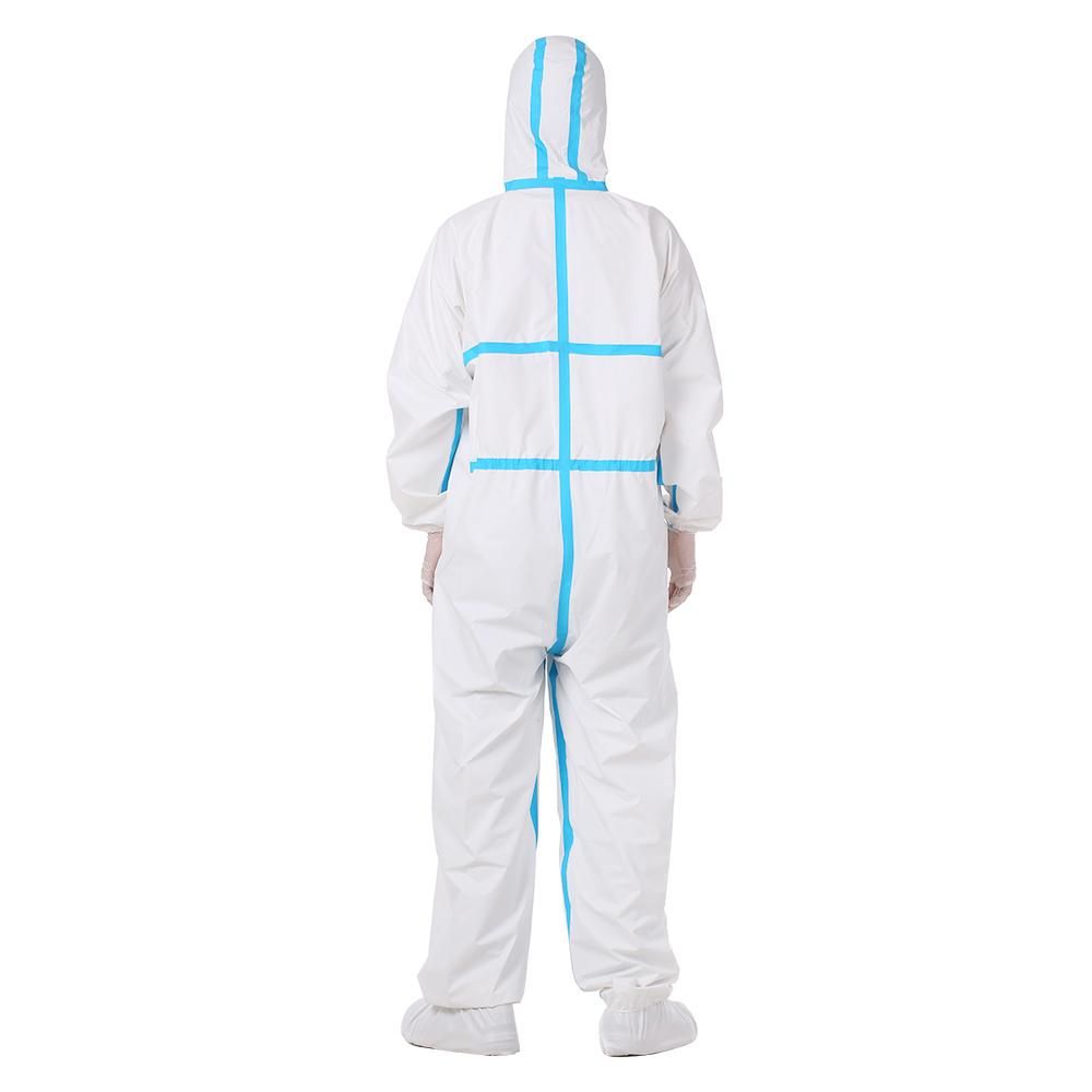 Coverall Disposable Anti-epidemic Isolation Suit for Staff Protective Clothing Dust-proof Coveralls Antistatic