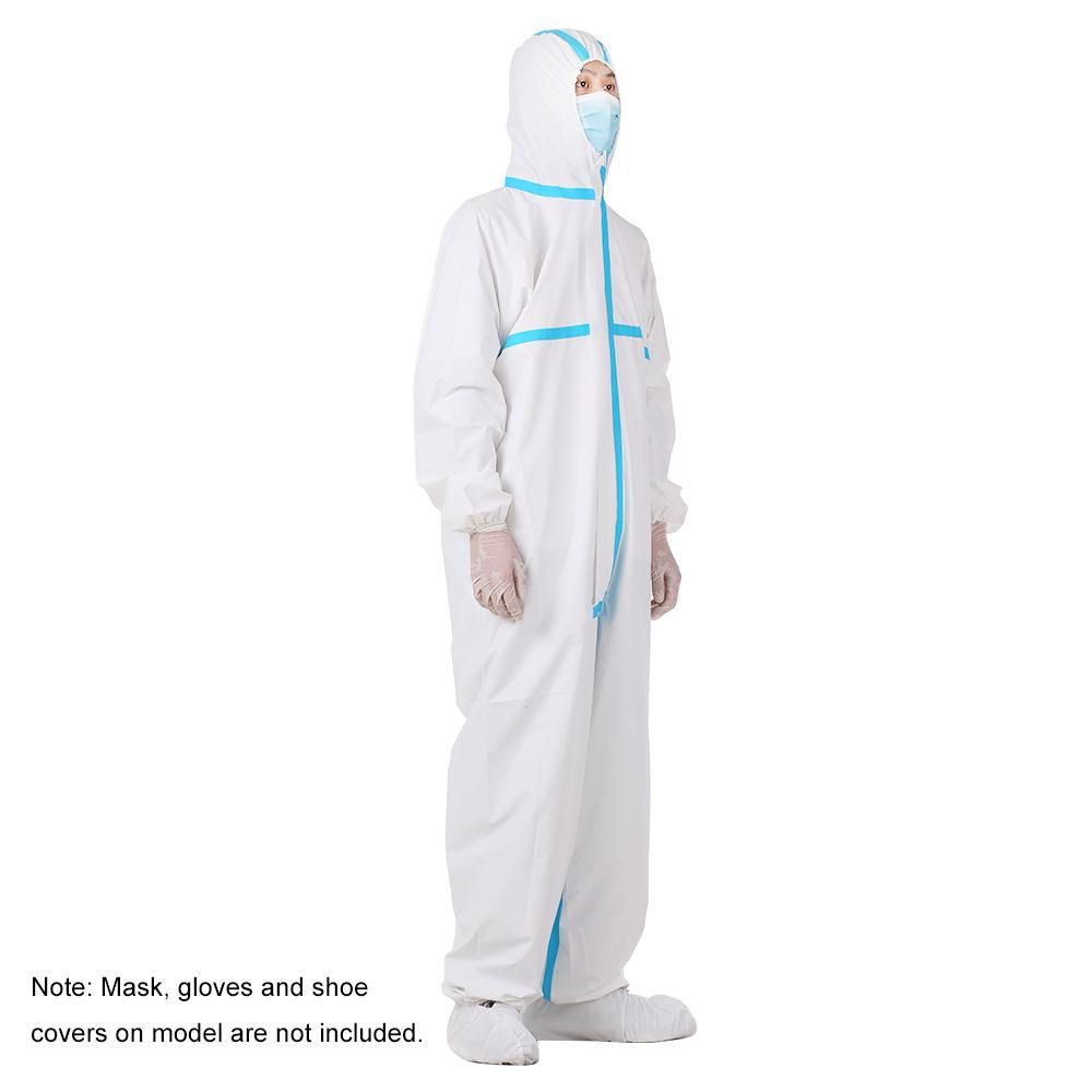 Coverall Disposable Anti-epidemic Isolation Suit for Staff Protective Clothing Dust-proof Coveralls Antistatic
