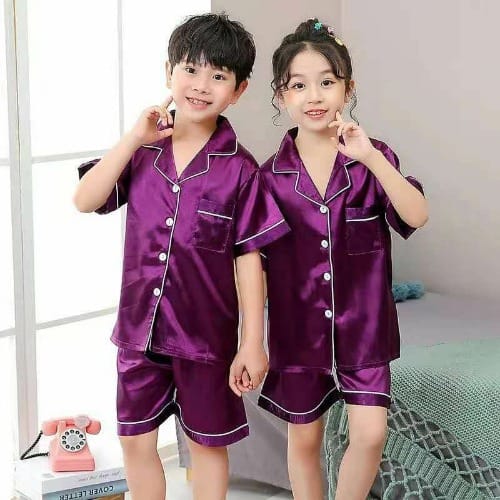 Children's Pyjamas Set - Purple