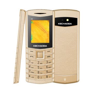 K5 1.8 Inch 500mah  Dual Sim Card Ultra-thin Mini Card Phone - Rose Gold