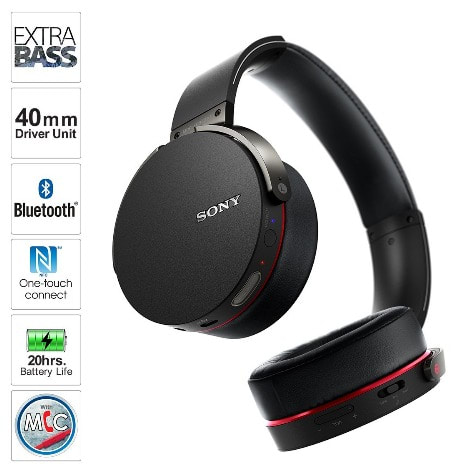 Extra Bass Bluetooth Headphones (black) - Mdrxb950bt