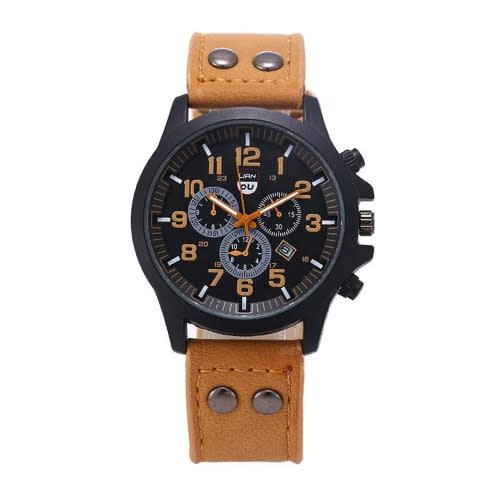 Men's Classic Leather Wrist Watch