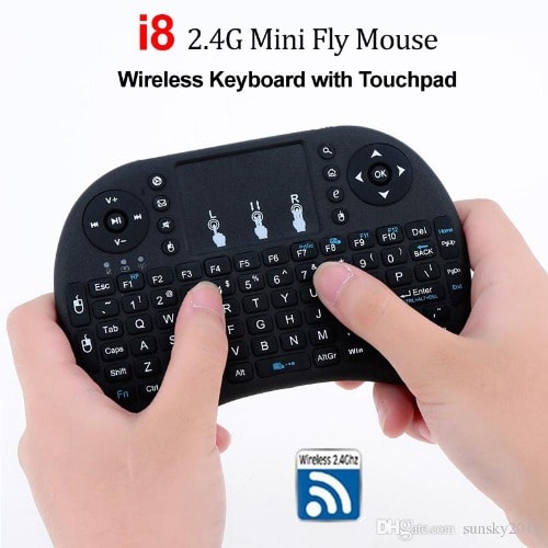 Bluetooth Wireless Mini Keyboard, Touchpad Remote Control Gamepad