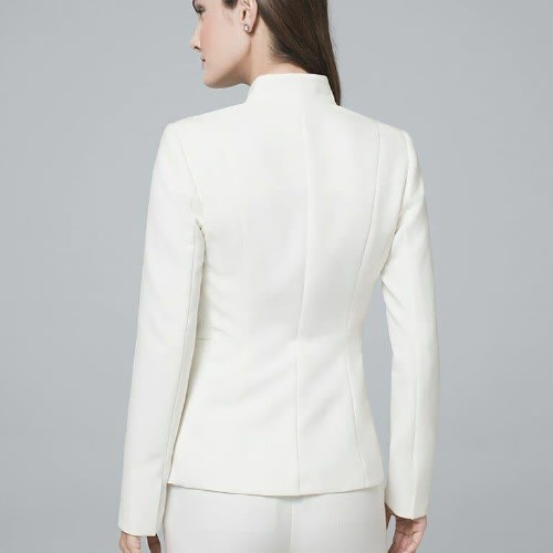 Ladies Trouser Suit - White
