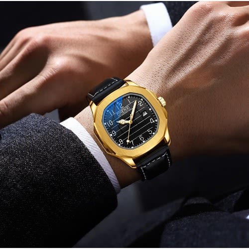 Men Wrist Watches - Gold