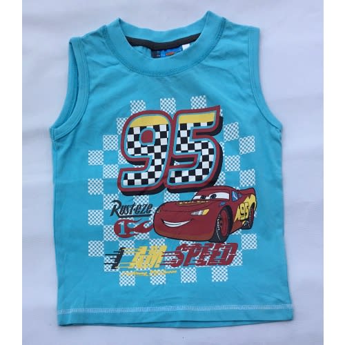 Lightning Mcqueen Boys Sleeveless Top