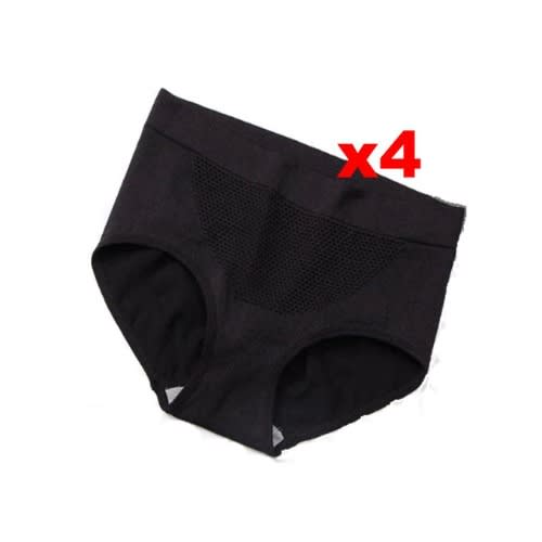 4pcs Menstrual Panties - Black
