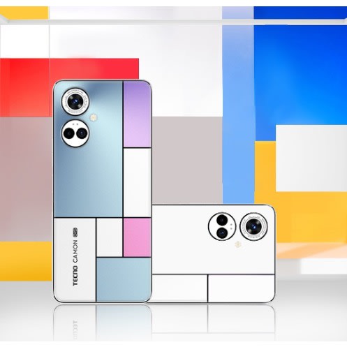 Camon 19 Pro - Mondrian - Tiwa Savage Signature - 256GB +8GB RAM - 64MP Camera - Multicolor