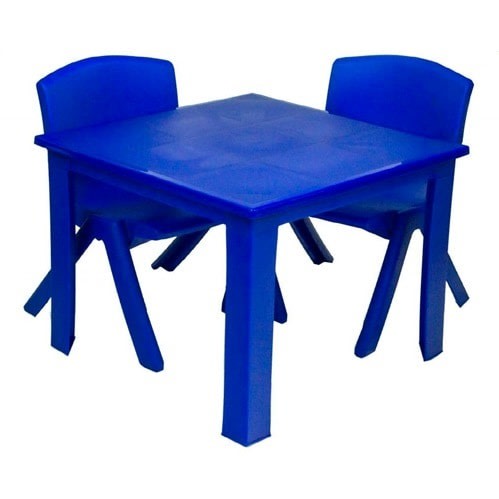 Plastic Table And Chairs Set For 2- 7 Years Children