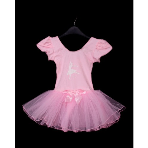 Girls Princess Ballet Dancing Tutu Dress -- Pink.
