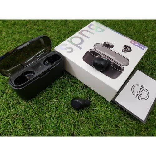 Air F9 Pro Wireless Stereo Earbuds V5.0 - Black