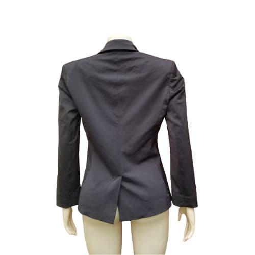 One Button Jacket/blazers Wt Full Lining- Black