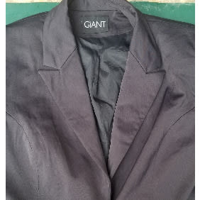 One Button Jacket/blazers Wt Full Lining- Black