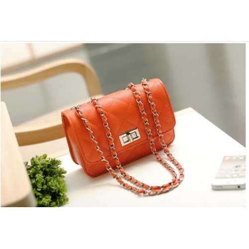 Women's Mini Cross Purse Bag - Orange
