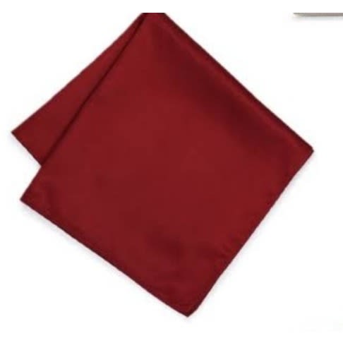 Men's Bowtie With Cufflinks And Pocket Square  - Wine