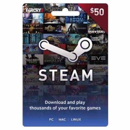 $50 Steam Gift Card