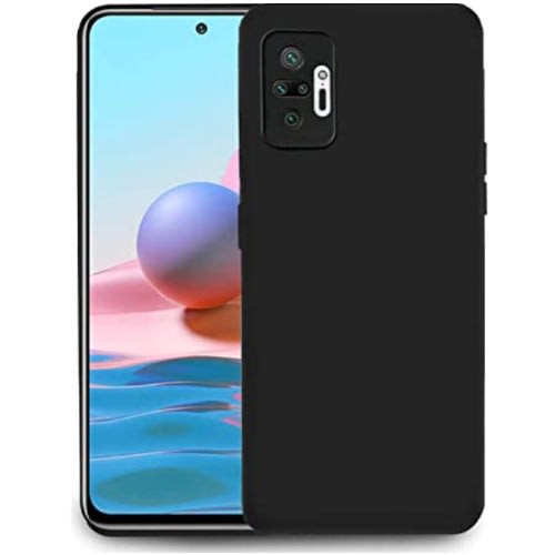 Silicon Back Case For Redmi Note 10 Pro - Black